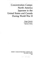 Cover for Concentration camps, North America