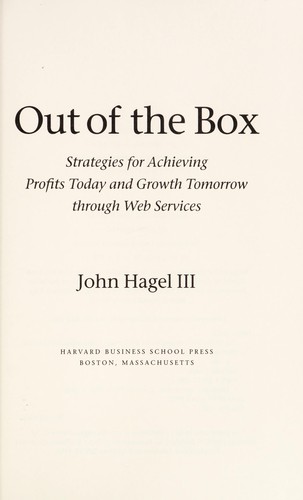 Cover for Out of the box