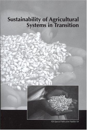Cover for Sustainability of agricultural systems in transition