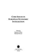Cover for Core issues in European economic integration