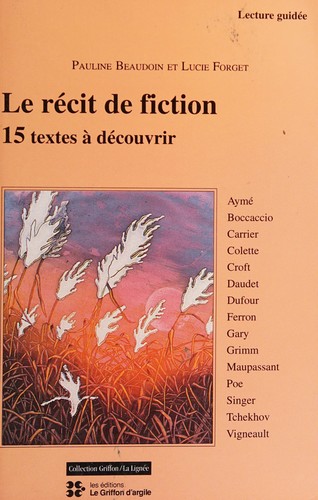 Cover for Le récit de fiction