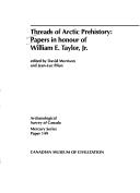Cover for Threads of Arctic Prehistory