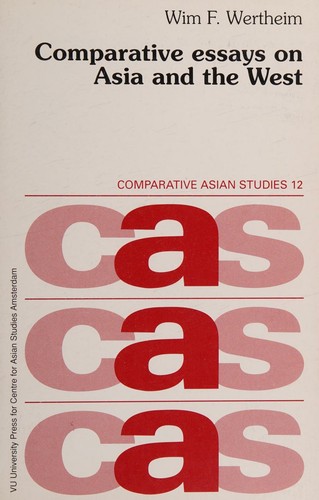 Cover for Comparative essays on Asia and the West