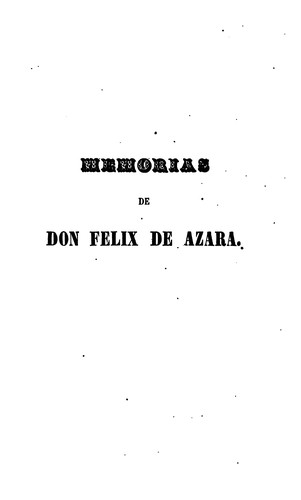 Cover for Memorias sobre el estado rural del Rio de la Plata en 1801