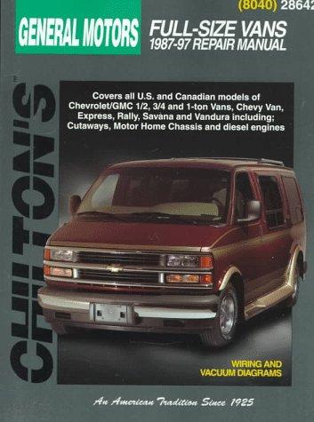 Cover for Chilton's General Motors full-size vans