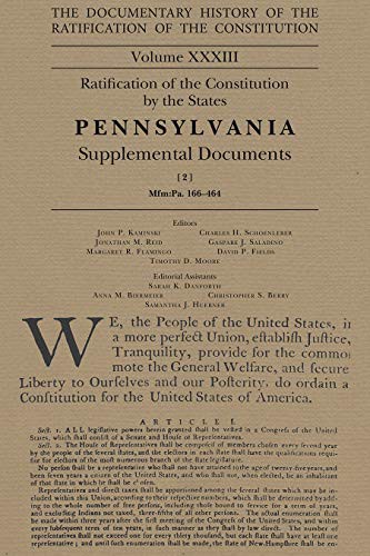 Cover for The Documentary History of the Ratification of the Constitution