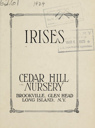 Cover for Irises