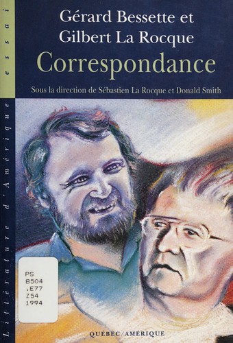 Cover for Correspondance
