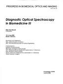 Cover for Diagnostic Optical Spectroscopy in Biomedicine III
