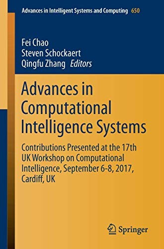 Cover for Advances in Computational Intelligence Systems