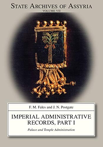 Cover for Imperial Administrative Records, Part 1
