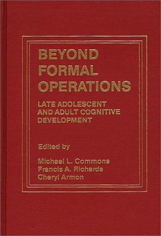 Cover for Beyond Formal Operations