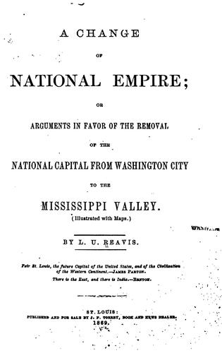 Cover for A change of national empire