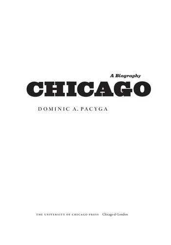 Cover for Chicago