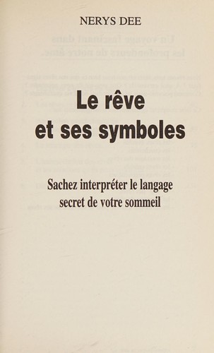 Cover for Le rêve et ses symboles