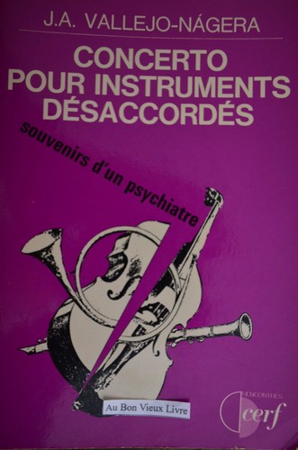 Cover for Concerto pour instruments désaccordés