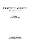 Cover for Desert planning