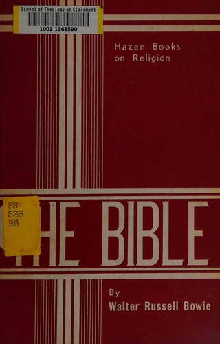 Cover for The Bible.