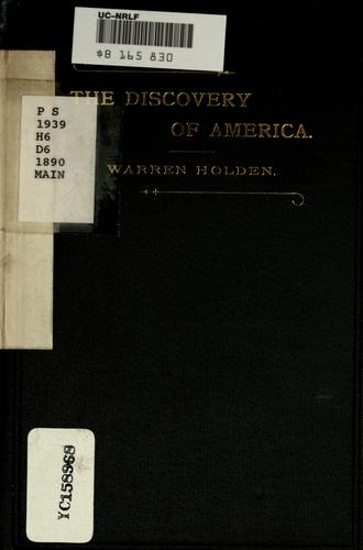 Cover for Discovery of America