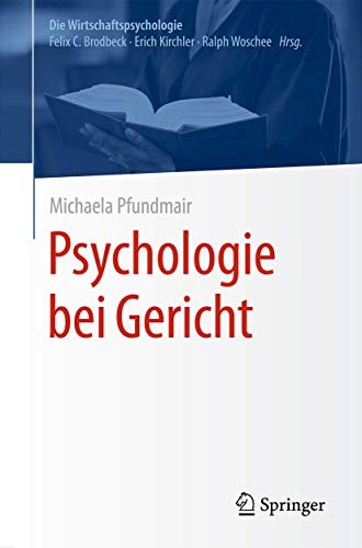 Cover for Psychologie bei Gericht