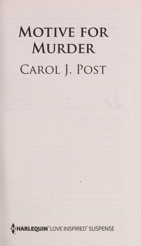 Cover for Motive for Murder