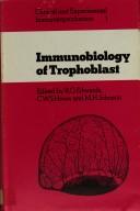 Cover for Immunobiology of trophoblast