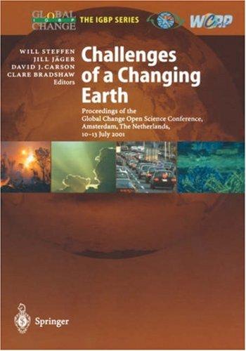 Cover for Challenges of a Changing Earth
