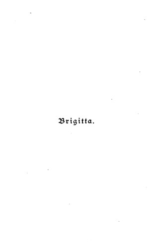 Cover for Brigitta: Erzählung