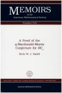 Cover for A proof of the q-Macdonald-Morris conjecture for BCn