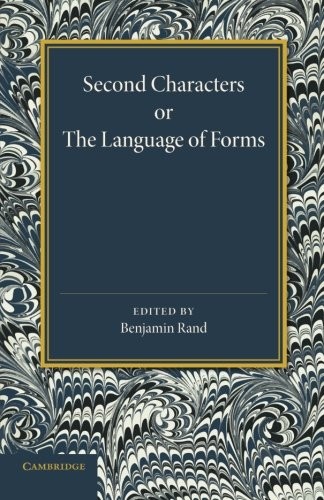 Cover for Second Characters or the Language of Forms