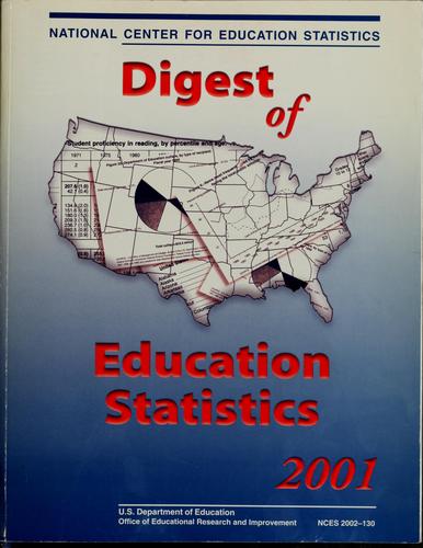 Cover for Digest of education statistics 2001