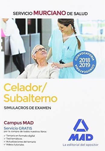 Cover for Celador/Subalterno del Servicio Murciano de Salud. Simulacros de examen