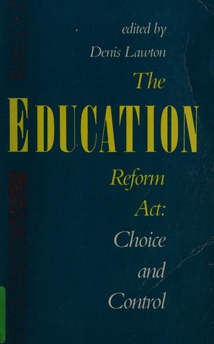 Cover for The Education Reform Act