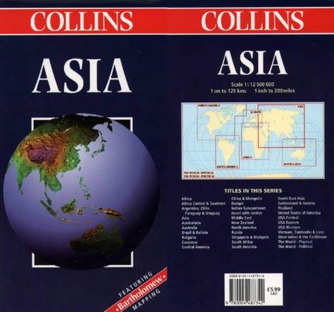 Cover for Collins Asia (Collins World Travel Maps)