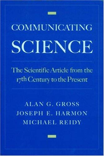 Cover for Communicating Science