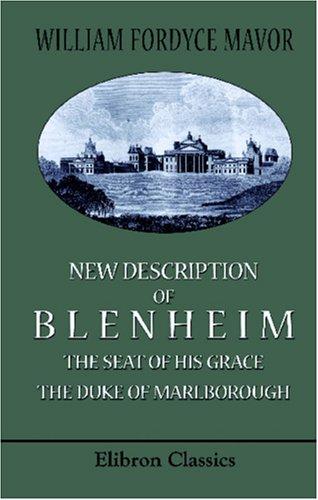 Cover for New Description of Blenheim, the Seat of His Grace the Duke of Marlborough