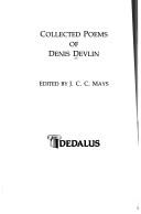 Cover for Collected poems of Denis Devlin