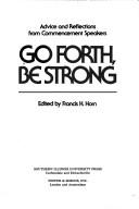 Cover for Go forth, be strong