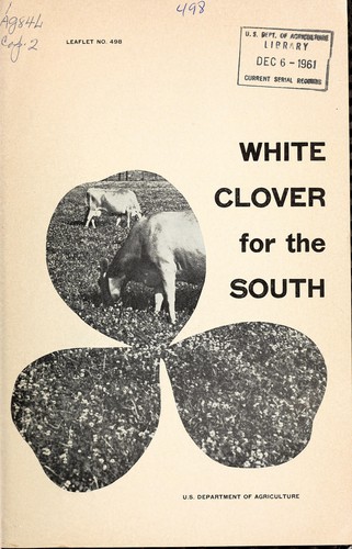 Cover for White clover for the south