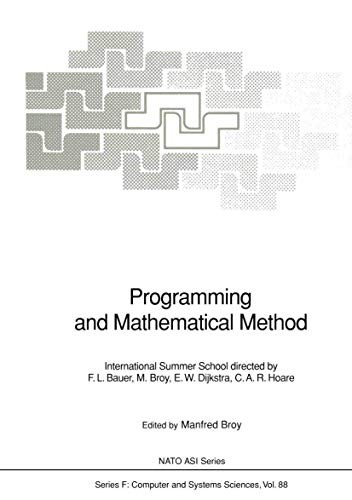 Cover for Programming and mathematical method