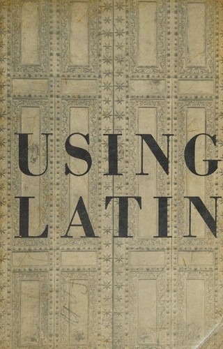 Cover for Using latin