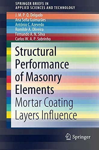 Cover for Structural Performance of Masonry Elements