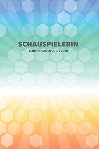 Cover for Schauspielerin Terminplaner 2019 2020