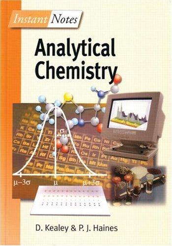 Cover for Instant Notes in Analytical Chemistry (Instant Notes)