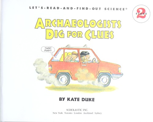 Cover for Archaeologists dig for clues