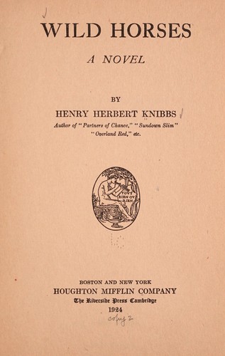 Cover for Wild horses