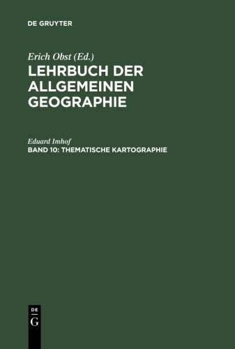 Cover for Thematische Kartographie.