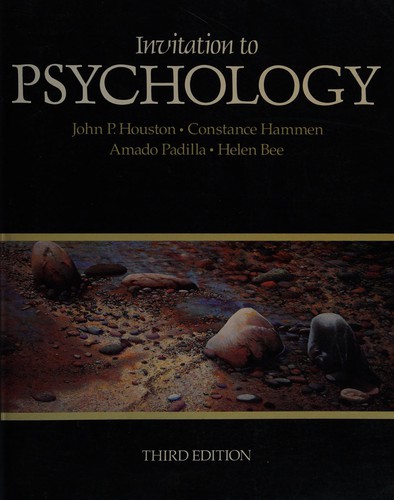 Cover for Invitation to psychology