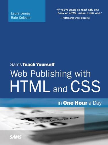 Cover for Web Publishing with HTML and CSS in One Hour a Day