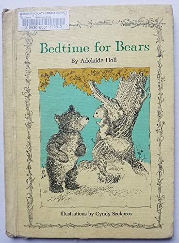 Cover for Bedtime for bears.